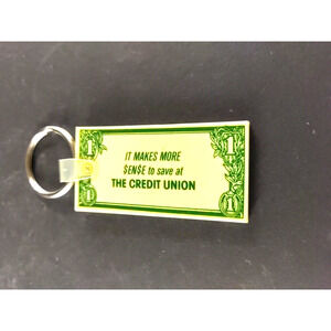 United Grocers Northwest Federal Credit Union Vintage Rubber Keychain Oregon